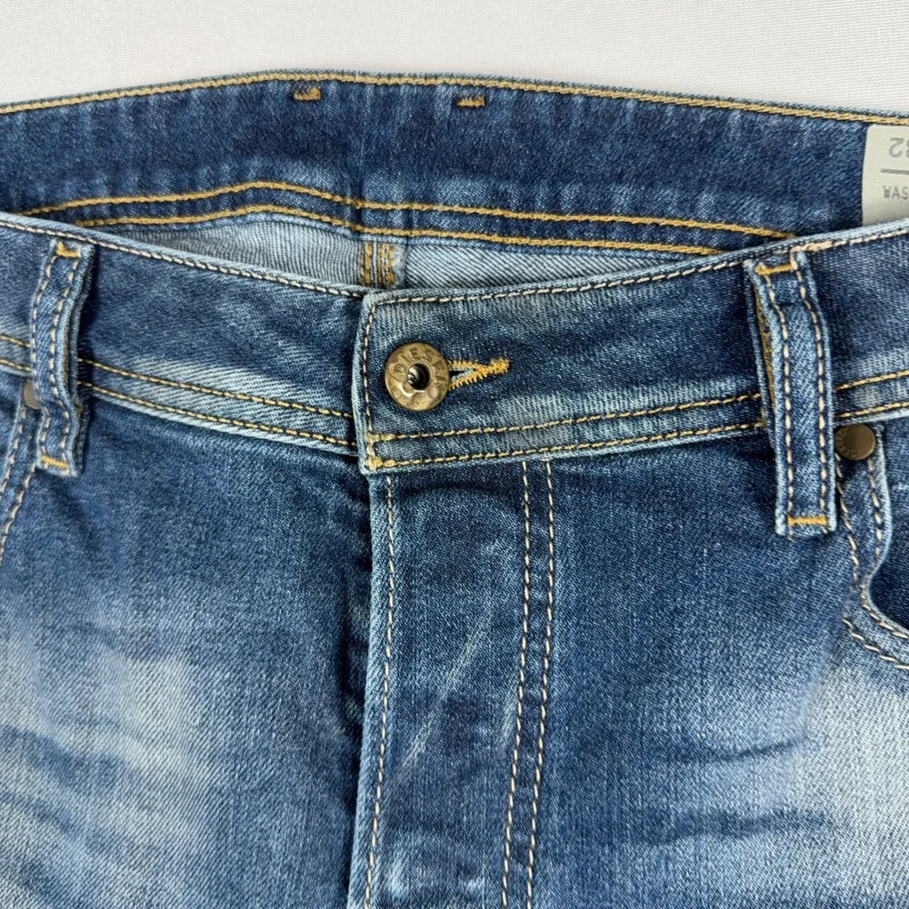 Diesel Zatiny Regular-Bootcut Jeans Stretch Blue Wash 0848C Mens W33 L32